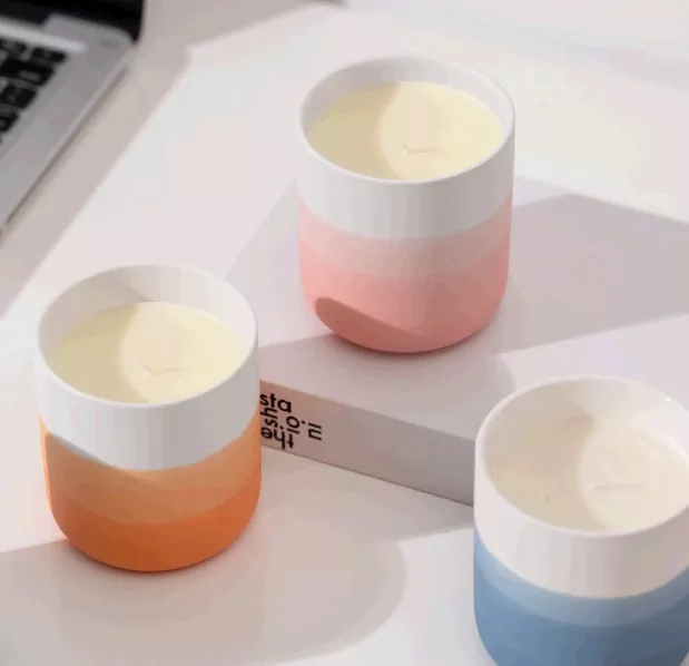 Ombre Ceramic Candle Holder